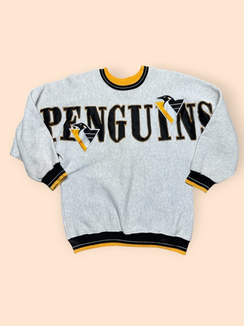 Vintage Pittsburgh Penguins 1990s Sellout Crewneck Youth XL Vtg 90s NHL
